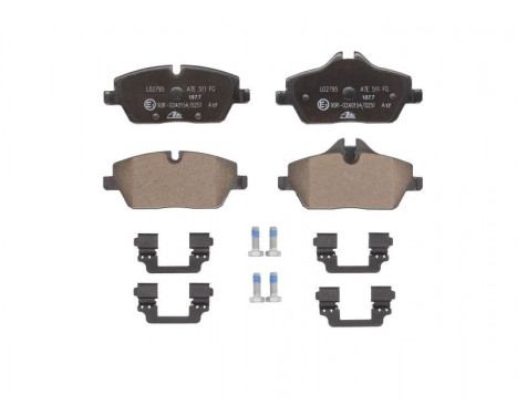 Kit de plaquettes de frein, frein à disque ATE Ceramic 13.0470-2795.2