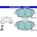 Kit de plaquettes de frein, frein à disque ATE Ceramic 13.0470-2795.2, Vignette 2