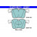 Kit de plaquettes de frein, frein à disque ATE Ceramic 13.0470-3857.2, Vignette 2