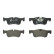 Kit de plaquettes de frein, frein à disque ATE Ceramic 13.0470-3865.2