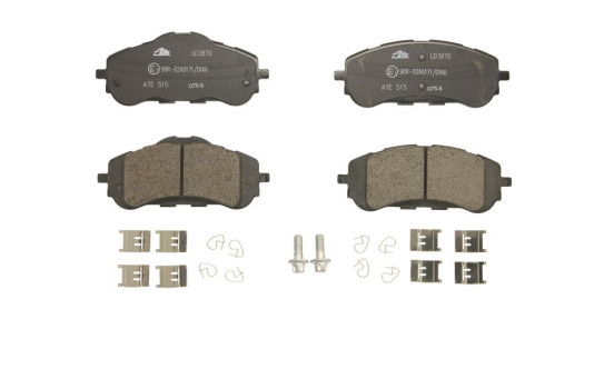 Kit de plaquettes de frein, frein à disque ATE Ceramic 13.0470-3870.2