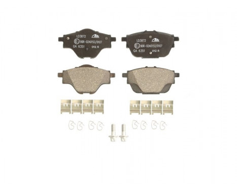 Kit de plaquettes de frein, frein à disque ATE Ceramic 13.0470-3872.2