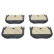 Kit de plaquettes de frein, frein à disque ATE Ceramic 13.0470-4897.2, Vignette 2