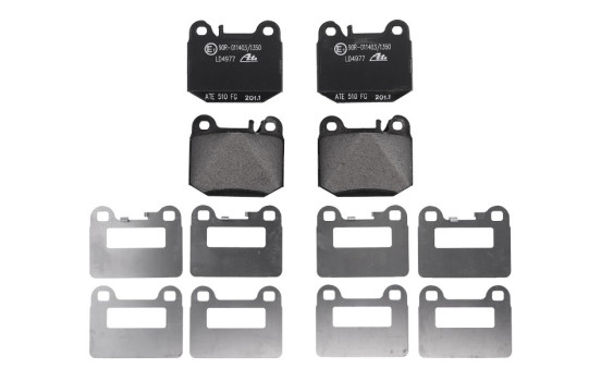 Kit de plaquettes de frein, frein à disque ATE Ceramic 13.0470-4977.2