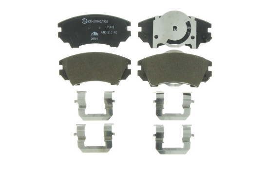 Kit de plaquettes de frein, frein à disque ATE Ceramic 13.0470-5612.2