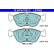 Kit de plaquettes de frein, frein à disque ATE Ceramic 13.0470-7053.2, Vignette 3