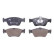 Kit de plaquettes de frein, frein à disque ATE Ceramic 13.0470-7086.2