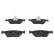 Kit de plaquettes de frein, frein à disque ATE Ceramic 13.0470-7086.2, Vignette 4
