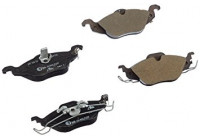 Kit de plaquettes de frein, frein à disque ATE Ceramic 13.0470-7115.2
