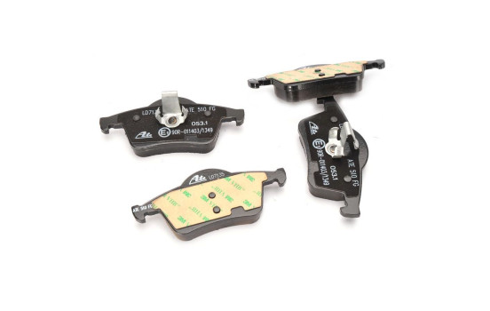 Kit de plaquettes de frein, frein à disque ATE Ceramic 13.0470-7135.2