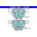 Kit de plaquettes de frein, frein à disque ATE Ceramic 13.0470-7168.2, Vignette 3