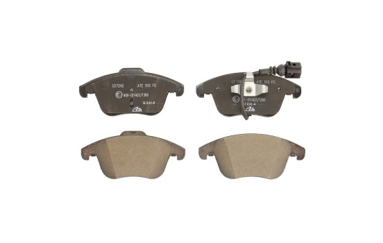 Kit de plaquettes de frein, frein à disque ATE Ceramic 13.0470-7242.2