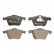 Kit de plaquettes de frein, frein à disque ATE Ceramic 13.0470-7243.2