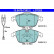 Kit de plaquettes de frein, frein à disque ATE Ceramic 13.0470-7252.2, Vignette 3