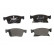 Kit de plaquettes de frein, frein à disque ATE Ceramic 13.0470-7324.2
