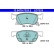Kit de plaquettes de frein, frein à disque ATE Ceramic 13.0470-7325.2