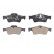 Kit de plaquettes de frein, frein à disque ATE Ceramic 13.0470-9001.2