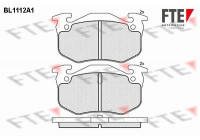 Kit de plaquettes de frein, frein à disque BL1112A1 FTE