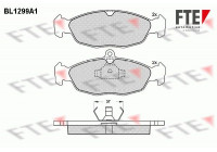 Kit de plaquettes de frein, frein à disque BL1299A1 FTE