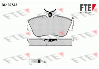 Kit de plaquettes de frein, frein à disque BL1327A3 FTE