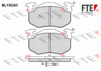 Kit de plaquettes de frein, frein à disque BL1352A3 FTE