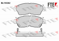 Kit de plaquettes de frein, frein à disque BL1353A2 FTE