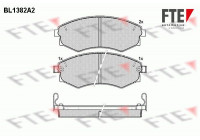 Kit de plaquettes de frein, frein à disque BL1382A2 FTE