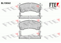 Kit de plaquettes de frein, frein à disque BL1385A2 FTE
