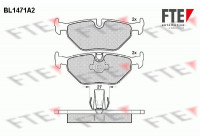 Kit de plaquettes de frein, frein à disque BL1471A2 FTE