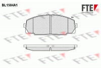 Kit de plaquettes de frein, frein à disque BL1504A1 FTE