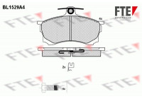 Kit de plaquettes de frein, frein à disque BL1529A4 FTE