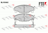 Kit de plaquettes de frein, frein à disque BL1634A2 FTE