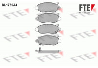 Kit de plaquettes de frein, frein à disque BL1769A4 FTE