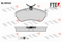 Kit de plaquettes de frein, frein à disque BL1801A3 FTE