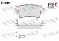 Kit de plaquettes de frein, frein à disque BL1821A3 FTE