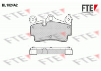 Kit de plaquettes de frein, frein à disque BL1824A2 FTE