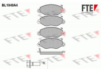 Kit de plaquettes de frein, frein à disque BL1840A4 FTE