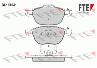 Kit de plaquettes de frein, frein à disque BL1910A1 FTE