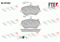 Kit de plaquettes de frein, frein à disque BL1974A2 FTE