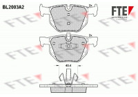 Kit de plaquettes de frein, frein à disque BL2003A2 FTE
