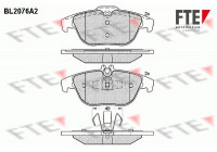 Kit de plaquettes de frein, frein à disque BL2076A2 FTE