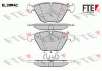Kit de plaquettes de frein, frein à disque BL2086A2 FTE