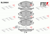 Kit de plaquettes de frein, frein à disque BL2090A1 FTE