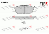 Kit de plaquettes de frein, frein à disque BL2454A1 FTE