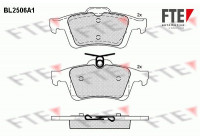 Kit de plaquettes de frein, frein à disque BL2506A1 FTE