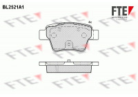 Kit de plaquettes de frein, frein à disque BL2521A1 FTE
