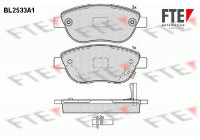 Kit de plaquettes de frein, frein à disque BL2533A1 FTE