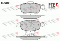 Kit de plaquettes de frein, frein à disque BL2546A1 FTE
