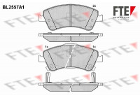 Kit de plaquettes de frein, frein à disque BL2557A1 FTE