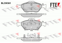 Kit de plaquettes de frein, frein à disque BL2563A1 FTE
